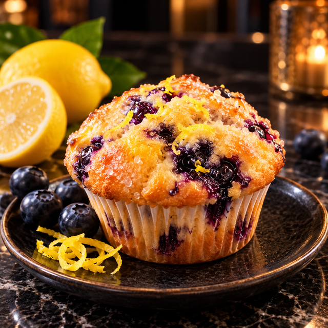 Lemond Blueberry Muffin.