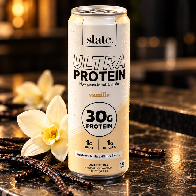Slate Vanilla Protein Shake.